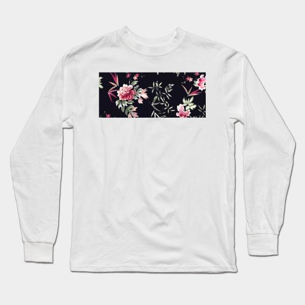 Light in the Darkness Long Sleeve T-Shirt by Batik Mollek